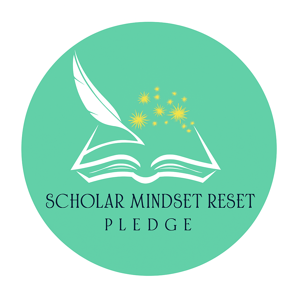Scholar Mindset Reset Pledge Logo